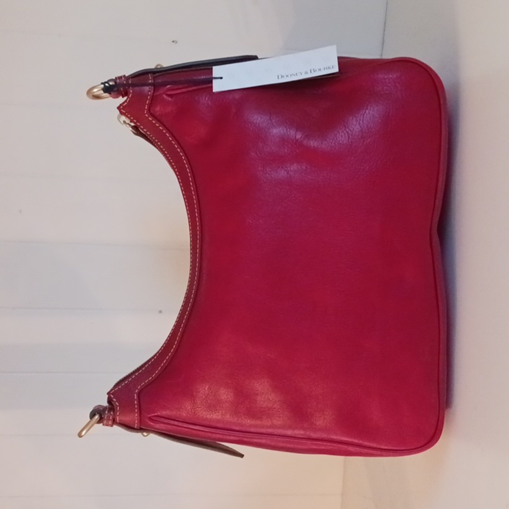 Dooney & Bourke Nwt Red Hobo Cross Body Bag. - Picture 4 of 13